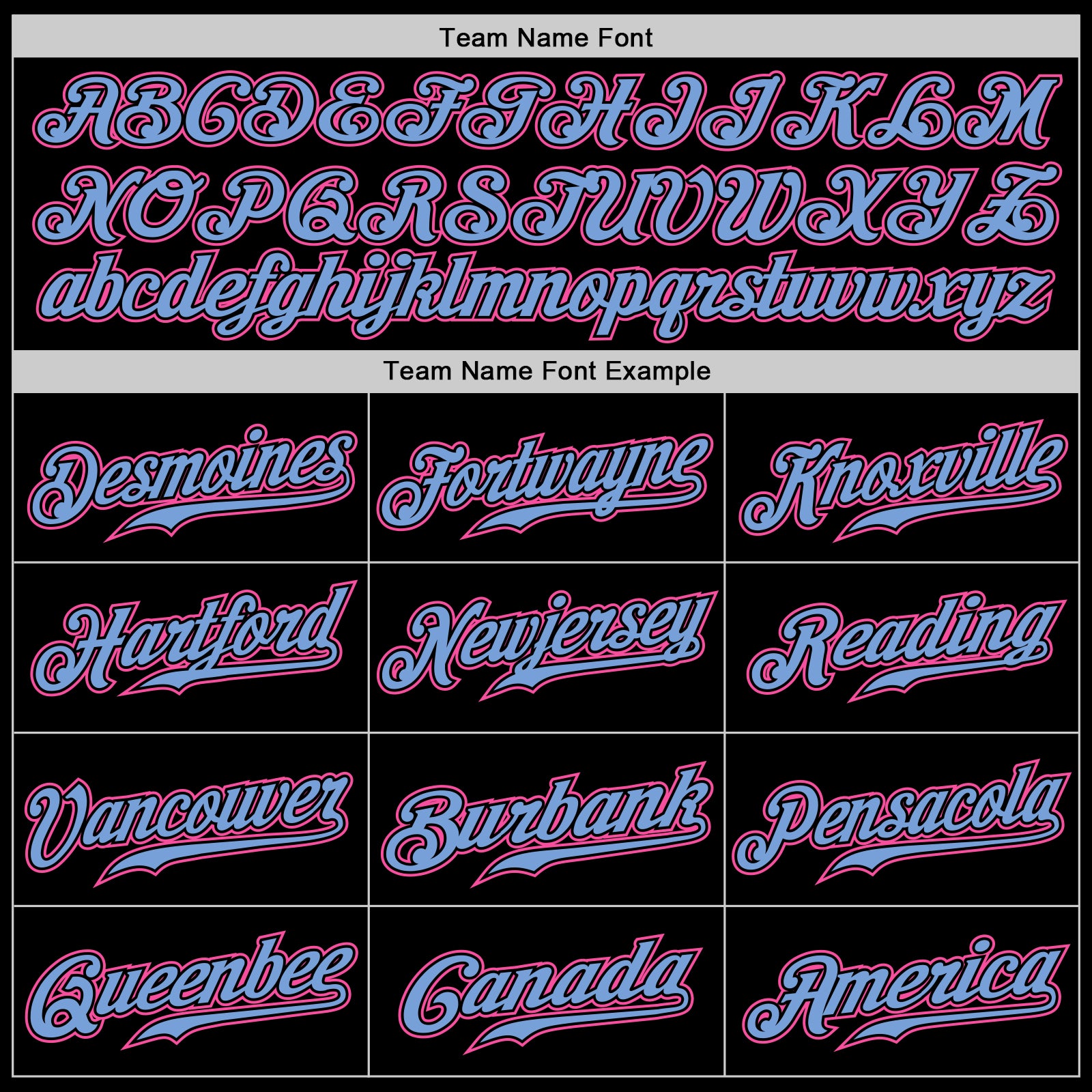 Custom Black Light Blue Pinstripe Pink-Light Blue Authentic Baseball Jersey - Image 5