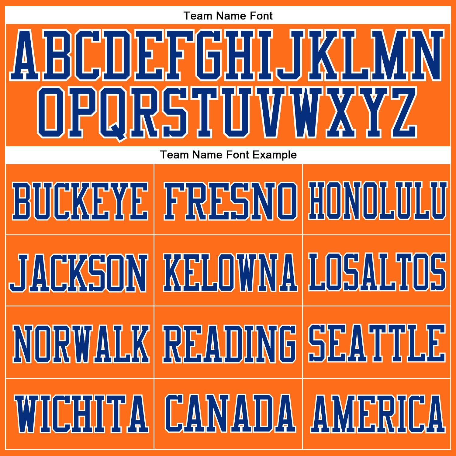Custom Orange Royal-White Mesh Authentic Football Jersey - Image 4