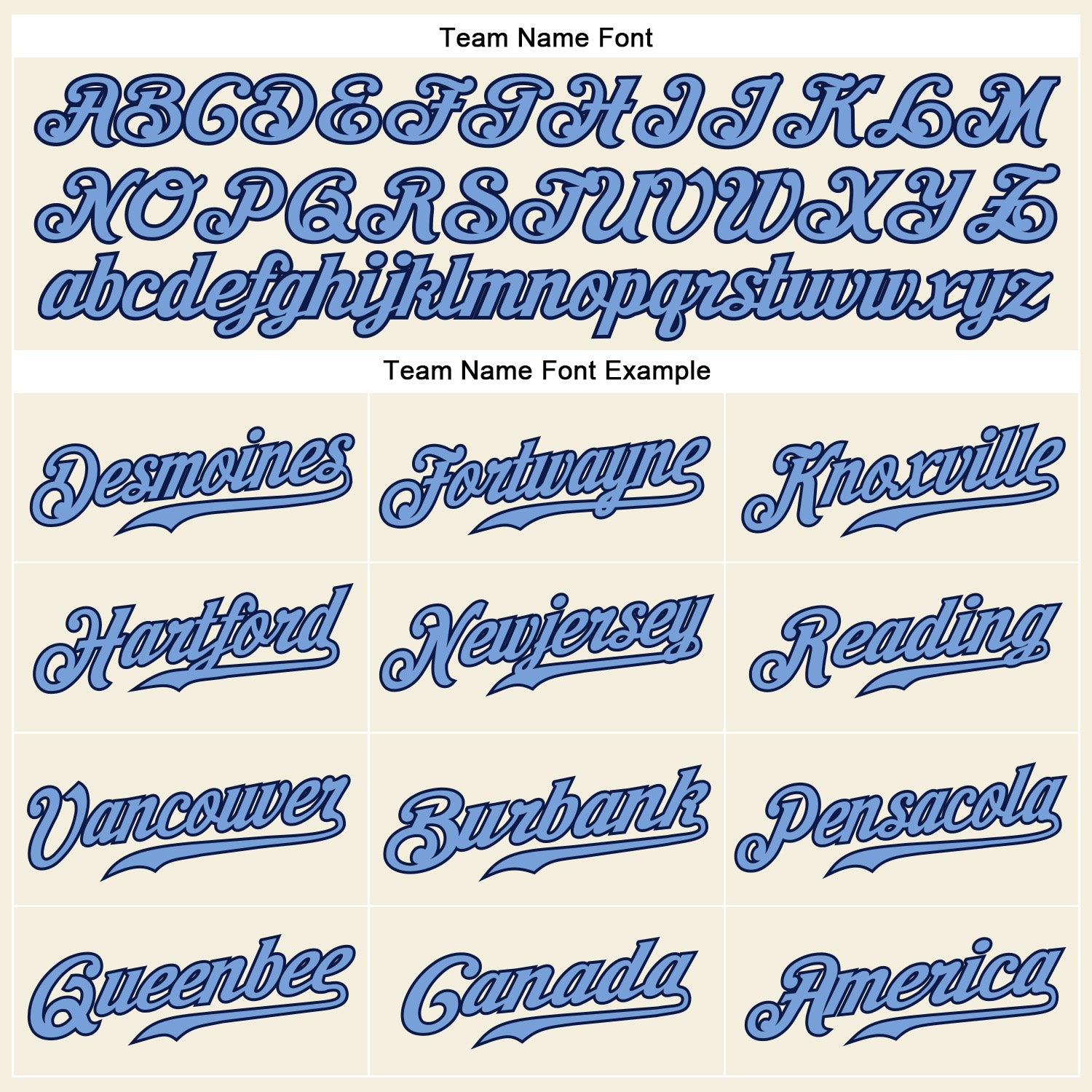 Custom Cream Navy Pinstripe Light Blue-Navy Authentic Baseball Jersey - Image 4